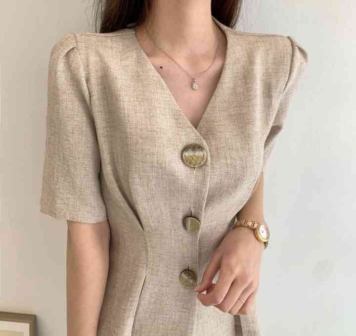 Summer Korean Temperament Solid Shirt For Women V Neck Short Sleeve Minimalist Casual Female Shirts Fashionable Clothing 210515