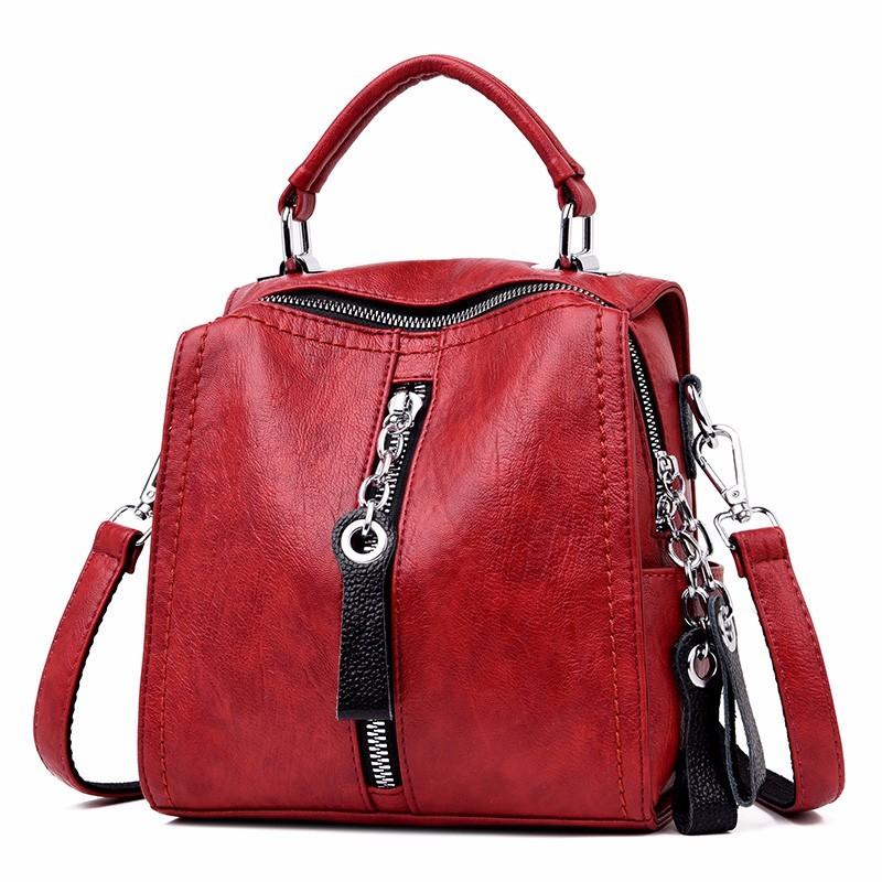 Outdoor Bags 2021 Female Leather Backpacks High Quality Sac A Dos Femme Ladies Vintage Backpack Travel Casual Multifunction Daypack For Girl, Black
Outdoor Bags 2021 Female Leather Backpacks High Quality Sac A Dos Femme Ladies Vintage Backpack Travel Casual Multifunction Daypack For Girl, Black