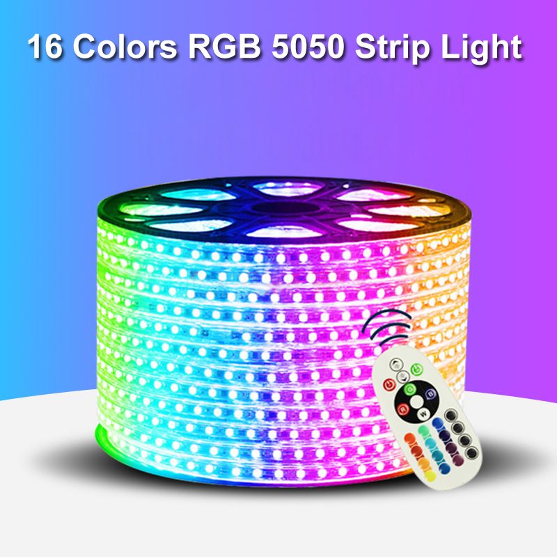110V 220V LED Strip 5050 50m 100m IP65 Waterproof RGB Dual Color Rope Lighting For Outdoor With RF Remote Controller In Stock
110V 220V LED Strip 5050 50m 100m IP65 Waterproof RGB Dual Color Rope Lighting For Outdoor With RF Remote Controller In Stock