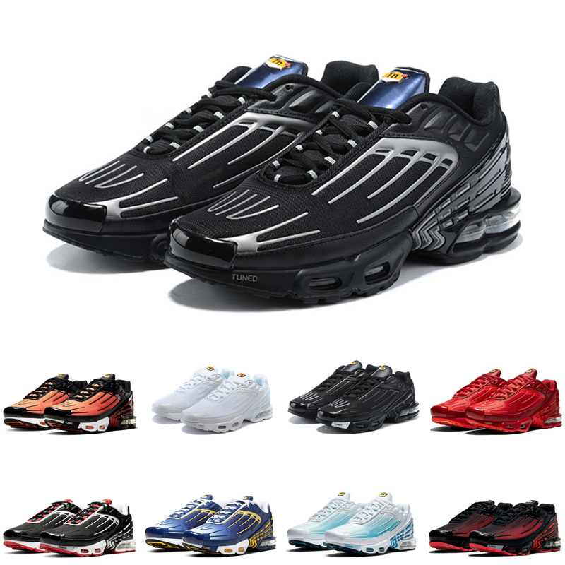 WITH BOX designer tn plus 3 running shoes for men women Triple white black Deep Royal Blue Radiant Red Tiger purple nebula Bred mens trainers sport sneakers, Black white red
WITH BOX designer tn plus 3 running shoes for men women Triple white black Deep Royal Blue Radiant Red Tiger purple nebula Bred mens trainers sport sneakers, Black white red