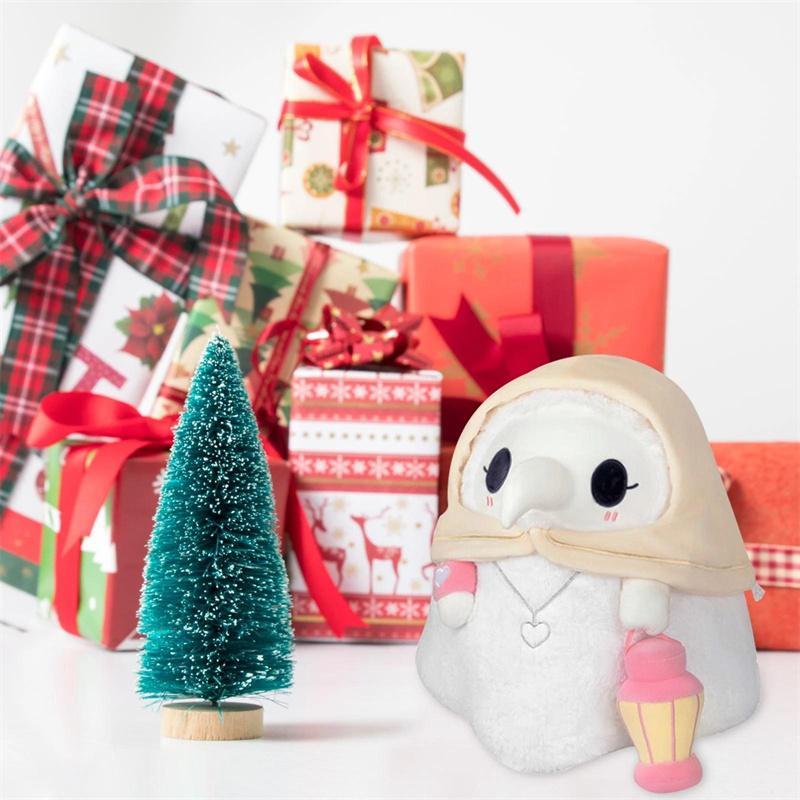 24h DHL Luminous Doll Light-absorbing Ragdoll Plagues Doctor Nurse Plush Toy Plague Crow Halloween 2021 New