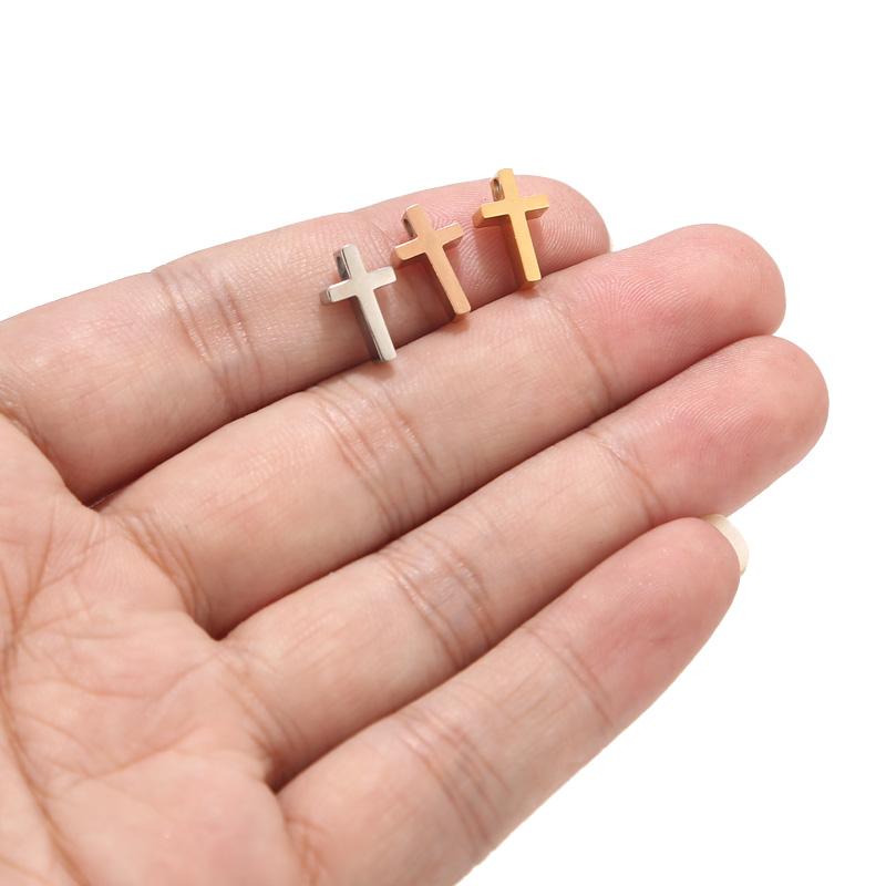 Charms 5pcs Stainless Steel Tiny Cross Gold Tone DIY Crafts Pendants For Jewelry Making Findings, Bronze;silver
Charms 5pcs Stainless Steel Tiny Cross Gold Tone DIY Crafts Pendants For Jewelry Making Findings, Bronze;silver