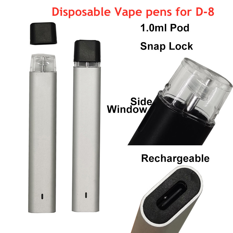 Disposable Vape Pen pods 240mAh Vapes Battery Disposables E-cigarettes Rechargeable Starter Kits 1.0ml Empty Cartridges Vaporizer Pens Custom LOGO for D8
Disposable Vape Pen pods 240mAh Vapes Battery Disposables E-cigarettes Rechargeable Starter Kits 1.0ml Empty Cartridges Vaporizer Pens Custom LOGO for D8