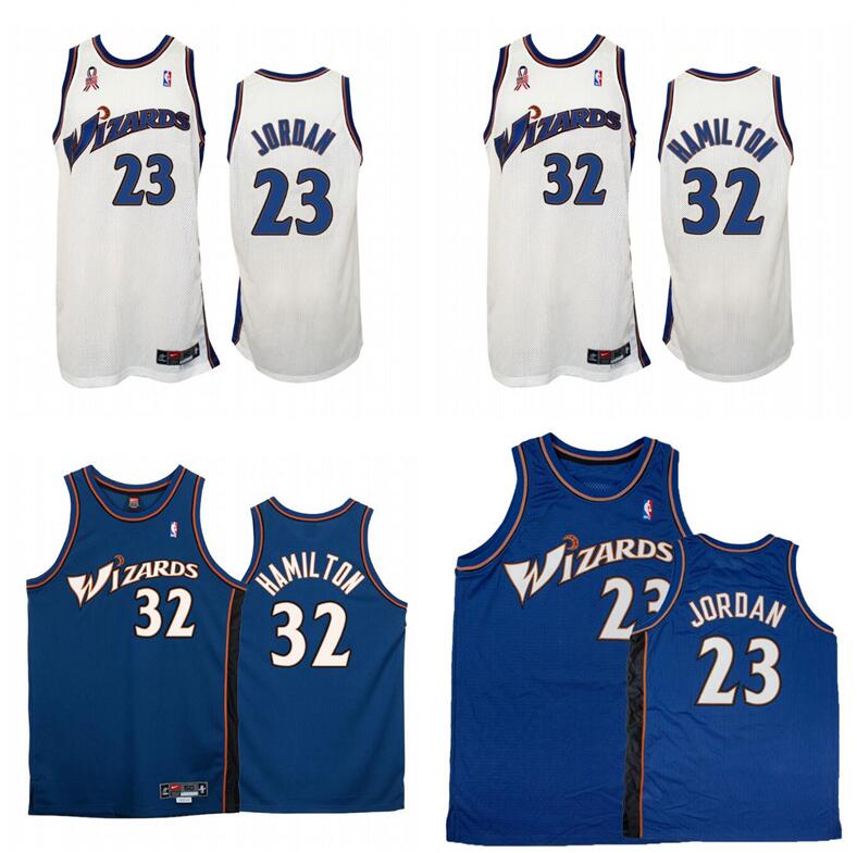 Stitched NBA jersey Washington Wizards 23 Michael Jordan 32 Richard Hamilton Mitchell & Ness 2002-03 Hardwoods Classics retro basketball jer, Black;red
Stitched NBA jersey Washington Wizards 23 Michael Jordan 32 Richard Hamilton Mitchell & Ness 2002-03 Hardwoods Classics retro basketball jer, Black;red