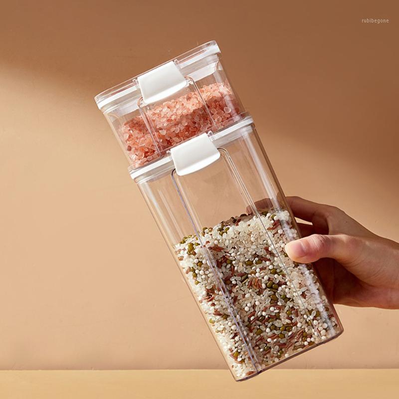 Storage Bottles & Jars Transparent Sealed Box Kitchen Grain Containers Rice Nut Snack Tank Airtight Pantry Gadget
Storage Bottles & Jars Transparent Sealed Box Kitchen Grain Containers Rice Nut Snack Tank Airtight Pantry Gadget
