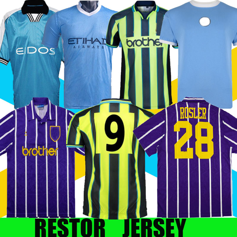 1972 1993 1998 1999 Manchester Retro soccer jerseys DICKOV Kun Agüero CITY Shirt Lee Crooks Goater Vaughan Dzeko Kompany 98 99 11 12 classic, Black;yellow
1972 1993 1998 1999 Manchester Retro soccer jerseys DICKOV Kun Agüero CITY Shirt Lee Crooks Goater Vaughan Dzeko Kompany 98 99 11 12 classic, Black;yellow