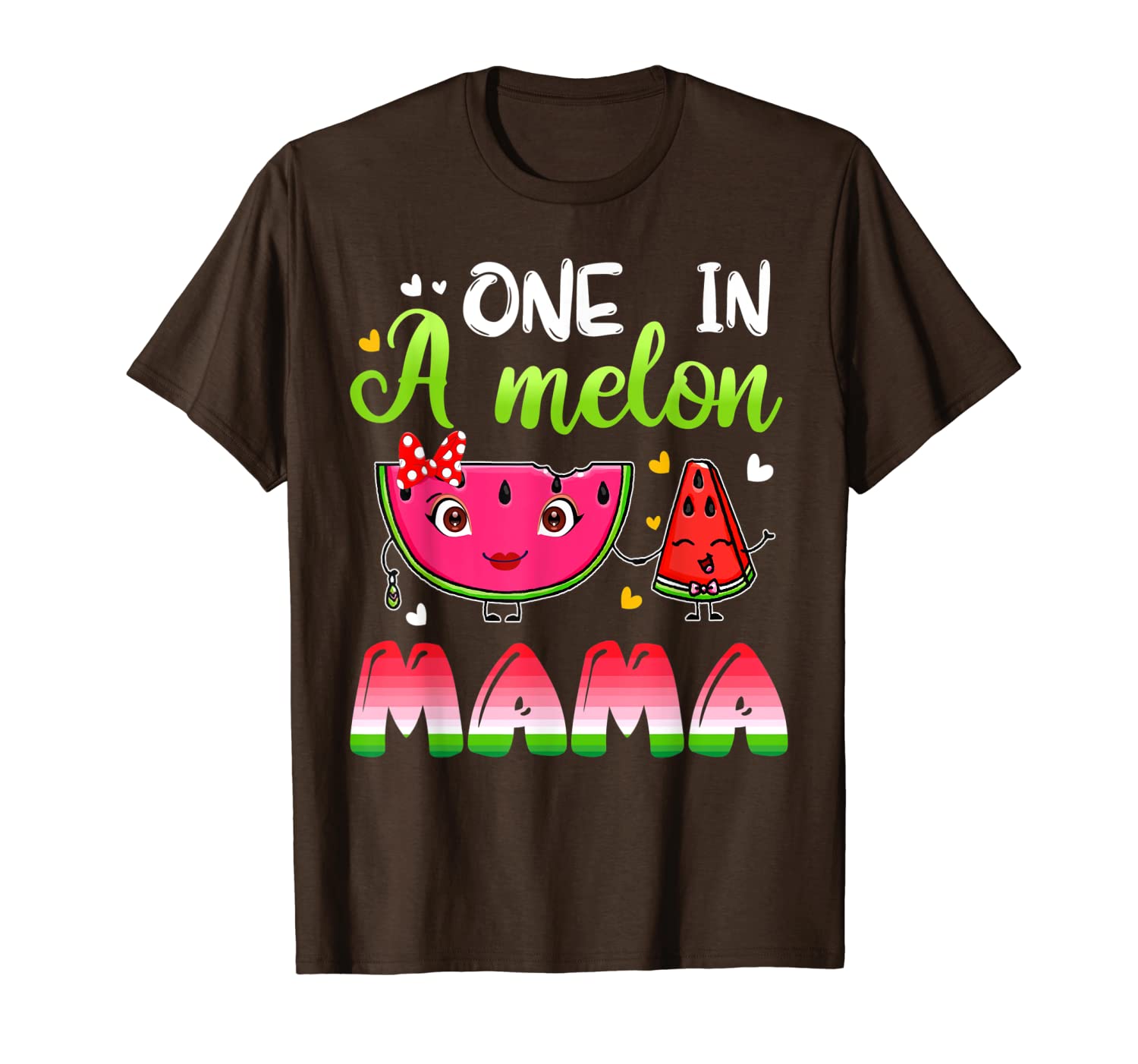 one in a melon mama shirt funny watermelon t-shirt, White;black
one in a melon mama shirt funny watermelon t-shirt, White;black