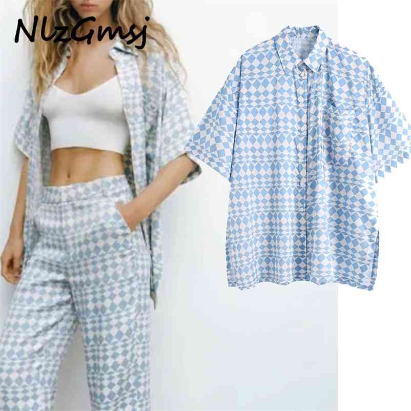 Blouse Women Fashion Harujuku Shirts for Woman Vintage Short Sleeve Tops Spring Loose Casual Ruched Shirt 04 210628, As picture
Blouse Women Fashion Harujuku Shirts for Woman Vintage Short Sleeve Tops Spring Loose Casual Ruched Shirt 04 210628, As picture