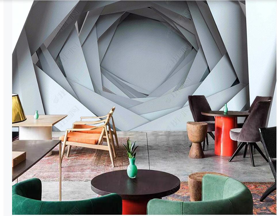 Custom 3d wallpaper extended space wallpapers background wall 3d murals wallpaper for living room