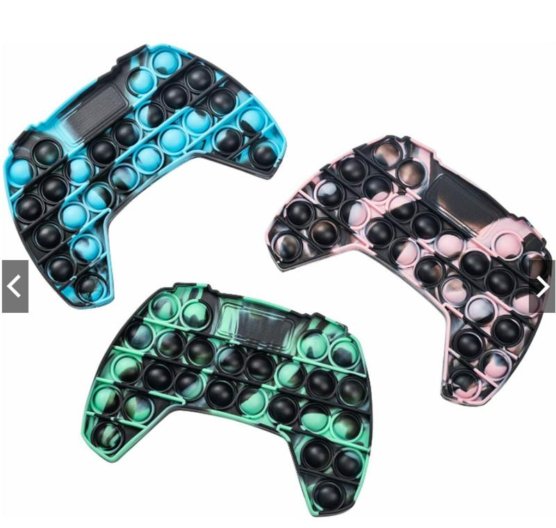 Party Game Controller Shape Push Up Bubble Kids Pop Simple Dimple Toy Adult Gamepad Antistress Hand Bubbles Sensory Toys