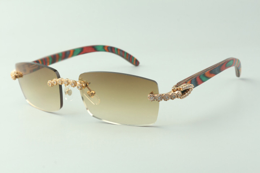 2021 Bouquet Diamond Sunglasses 3524012 with Natural peacock wooden sticks glasses Lens 3.0 Thickness
2021 Bouquet Diamond Sunglasses 3524012 with Natural peacock wooden sticks glasses Lens 3.0 Thickness