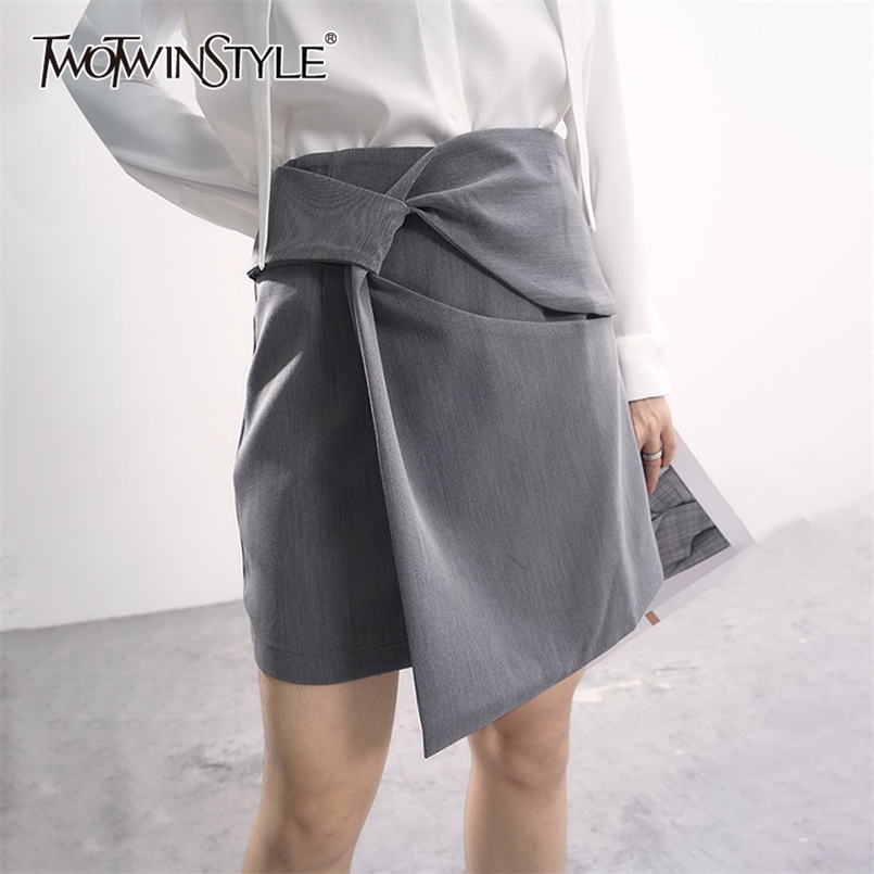 Black Casual Skirt For Women High Waist Irregular Design Solid A Line Mini Skirts Female Summer Korean Fashion 210521, Gray
Black Casual Skirt For Women High Waist Irregular Design Solid A Line Mini Skirts Female Summer Korean Fashion 210521, Gray