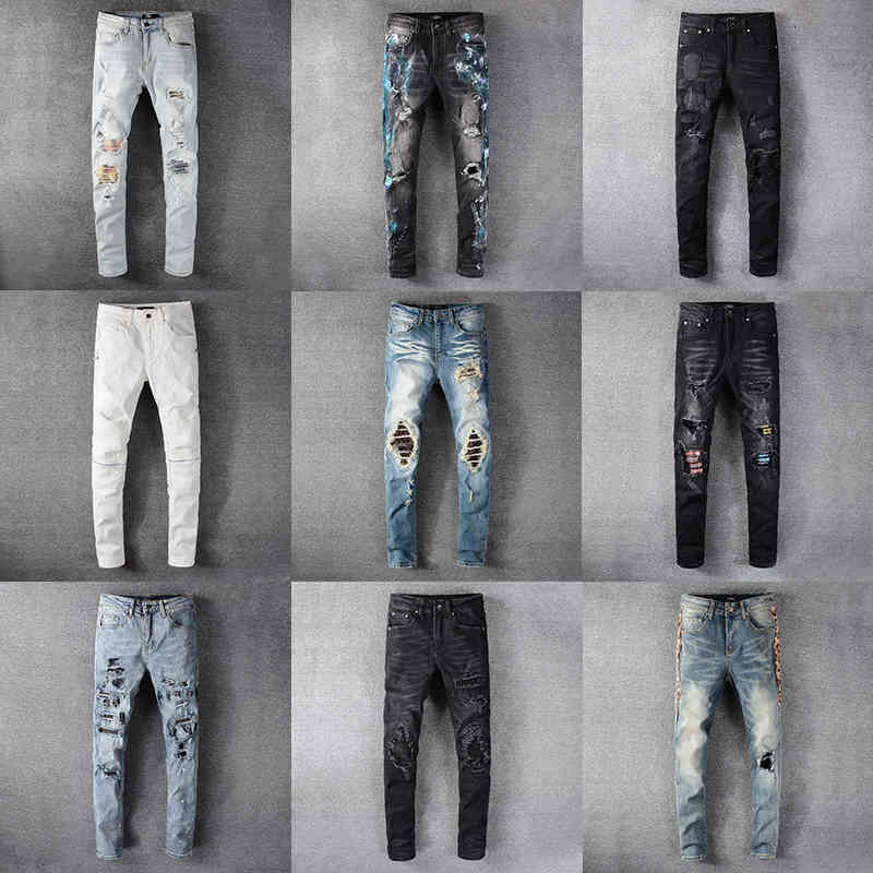 2020 Top High Quality Designer Mens Amirl Jeans Luxury Denim Men Fashion StreetWear Biker Hole Ripped Tie Dye Man Popular Hip Hop Jean Pants, Blue
2020 Top High Quality Designer Mens Amirl Jeans Luxury Denim Men Fashion StreetWear Biker Hole Ripped Tie Dye Man Popular Hip Hop Jean Pants, Blue