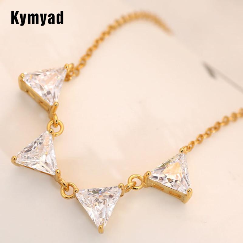 Kymyad Unique Luxury Choker Necklace Jewelry Triangle Colar Pendant Cubic Zirconia Silver Gold Color Women Bijoux Chokers
Kymyad Unique Luxury Choker Necklace Jewelry Triangle Colar Pendant Cubic Zirconia Silver Gold Color Women Bijoux Chokers