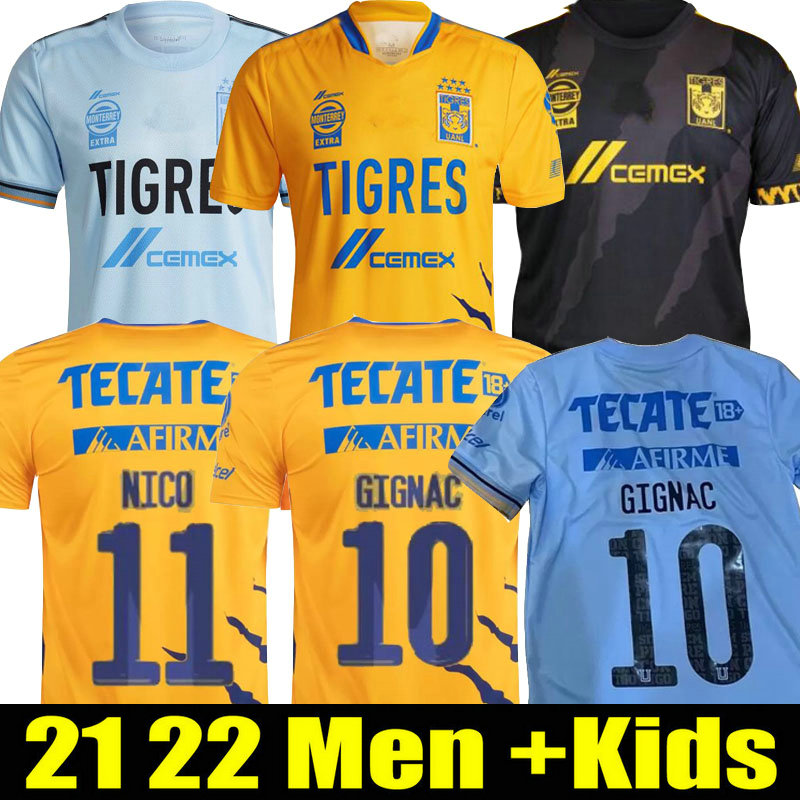2022 UANL Tigres GIGNAC THAUVIN Soccer Jerseys 7 Stars shirts third black away NICO PIZARRO C.SALCEDO VARGAS FERNANDEZ football jersey 21 22 Camiseta de Tigre, 21 22 home
2022 UANL Tigres GIGNAC THAUVIN Soccer Jerseys 7 Stars shirts third black away NICO PIZARRO C.SALCEDO VARGAS FERNANDEZ football jersey 21 22 Camiseta de Tigre, 21 22 home