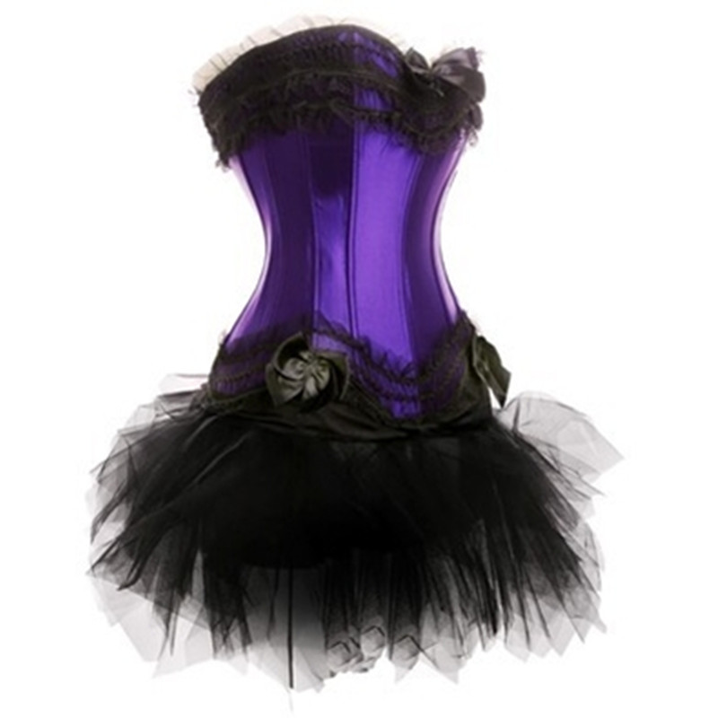 Woman Bustiers 2016 Hot Sexy Satin Hot Plastic Bone Overbust Corset Dress Swan Dance Costume Corset With Tutu Skirt Set Halloween Outfit Fan, As shown
Woman Bustiers 2016 Hot Sexy Satin Hot Plastic Bone Overbust Corset Dress Swan Dance Costume Corset With Tutu Skirt Set Halloween Outfit Fan, As shown
