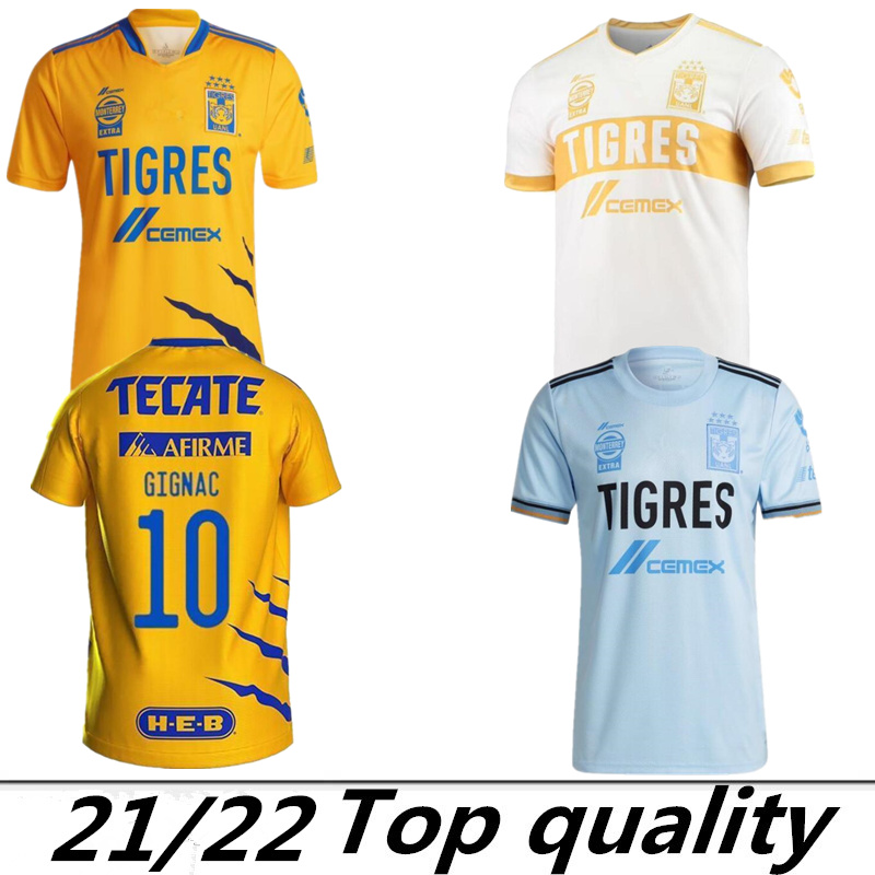 2021 2022 Tigers UANL soccer jerseys Mexico 7 Stars home away Fan version Yellow blue GIGNAC Vargas Ayala football shirts Sosa Damian jersey Men kids kit uniforms 
2021 2022 Tigers UANL soccer jerseys Mexico 7 Stars home away Fan version Yellow blue GIGNAC Vargas Ayala football shirts Sosa Damian jersey Men kids kit uniforms