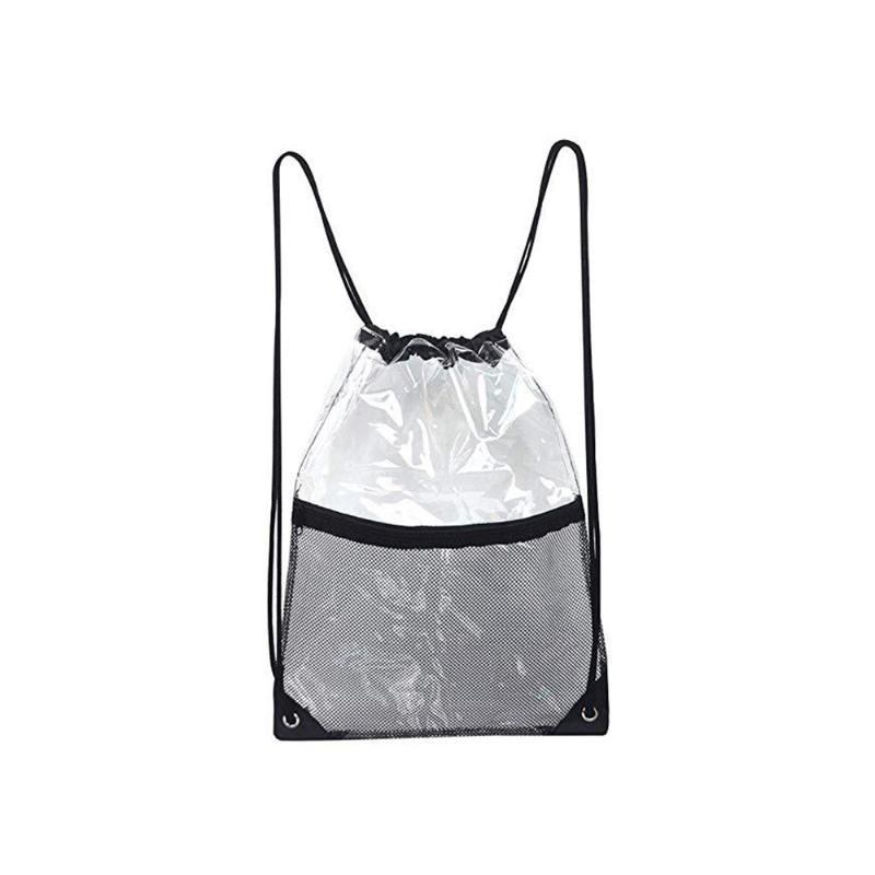 Backpack Men Women Transparent Drawstring Cinch Sack School Tote Gym Bag Sport Pack Shoulder
Backpack Men Women Transparent Drawstring Cinch Sack School Tote Gym Bag Sport Pack Shoulder