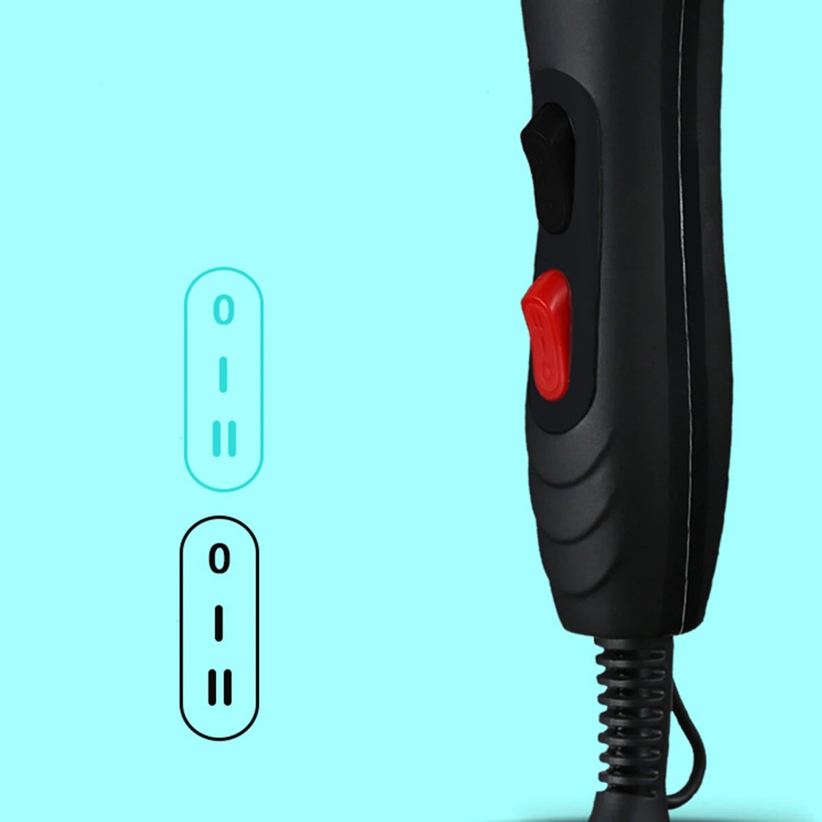 900W Pet Hair Dryer 6 Gear Adjustment Low Noise Big Wind Blower Hairdryer