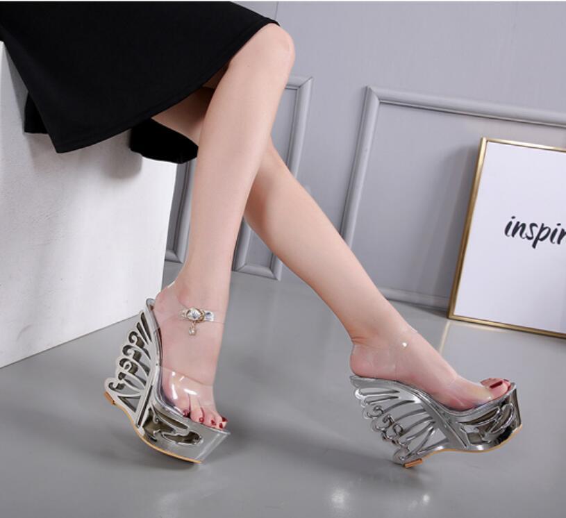 Dress Shoes Women Heterotypic Heel Buckle Strap Sexy Strange Style Summer Female Retro Novelty Sandals High Heels 14cm Shoe, Beige
Dress Shoes Women Heterotypic Heel Buckle Strap Sexy Strange Style Summer Female Retro Novelty Sandals High Heels 14cm Shoe, Beige