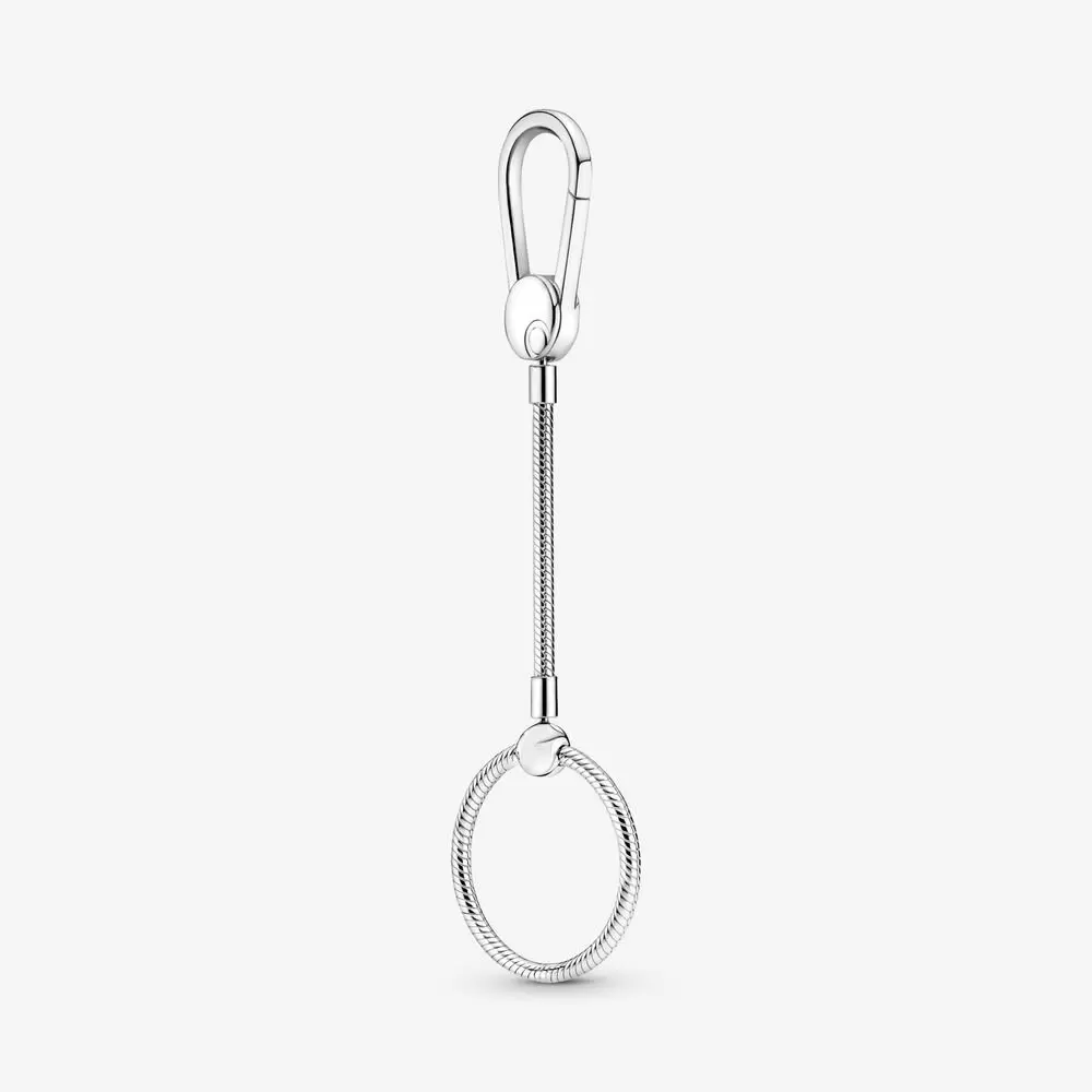 100% 925 Sterling Silver Key Rings Moments Medium Bag Charm Holder Fit Pandora Original European Charms Dangle Pendant Fashion Women Wedding Jewelry Accessories
100% 925 Sterling Silver Key Rings Moments Medium Bag Charm Holder Fit Pandora Original European Charms Dangle Pendant Fashion Women Wedding Jewelry Accessories