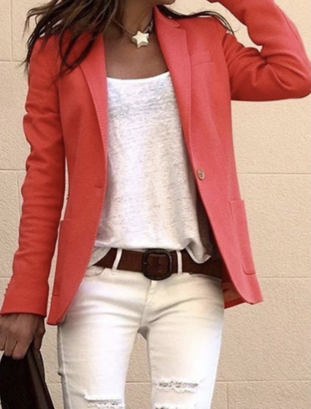 Womens Blazer Autumn Hot-Sales Women Elegant Business Coat Slim Suit Fashion Solid Color Long Sleeve Jackets