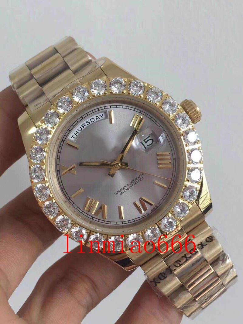 classic high-quality automatic luxury sapphire men's mechanical watch, gold dial, folding clasp, stainless steel strap, 5 models, Slivery;brown
classic high-quality automatic luxury sapphire men's mechanical watch, gold dial, folding clasp, stainless steel strap, 5 models, Slivery;brown