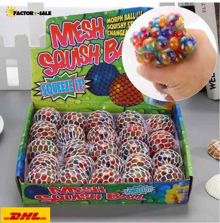 US stock 5CM Colorful Mesh Squishy Grape Ball Fidget Toy Anti Stress Venting Balls Squeeze Toys Decompression Anxiety Reliever DHL FY18
US stock 5CM Colorful Mesh Squishy Grape Ball Fidget Toy Anti Stress Venting Balls Squeeze Toys Decompression Anxiety Reliever DHL FY18