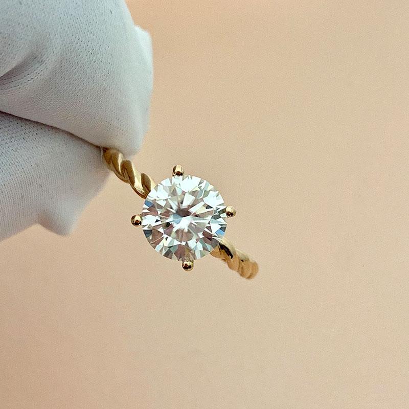Cluster Rings 100% 18K Gold Ring 1ct D Color VVS Moissanite Diamond Wedding With National Certificate, Golden;silver
Cluster Rings 100% 18K Gold Ring 1ct D Color VVS Moissanite Diamond Wedding With National Certificate, Golden;silver