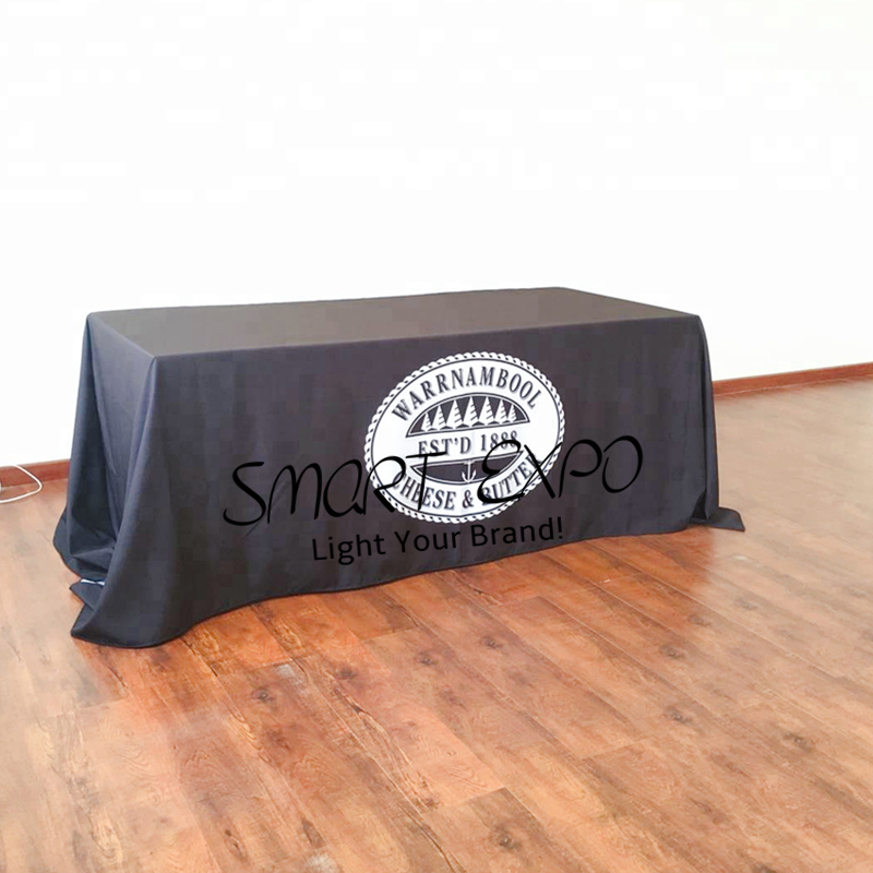 6ft High Definition Stretch Table Throw Retail Supplies for Trade Show Counter Display