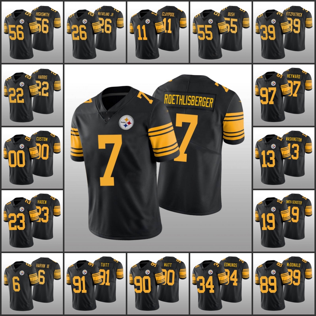 Pittsburgh''Steelers''Men #6 Pressley Harvin 22 Najee Harris 11 Chase Claypool 39 Minkah Fitzpatrick Women Youth Custom Black Color Rush Limited Jersey
Pittsburgh''Steelers''Men #6 Pressley Harvin 22 Najee Harris 11 Chase Claypool 39 Minkah Fitzpatrick Women Youth Custom Black Color Rush Limited Jersey