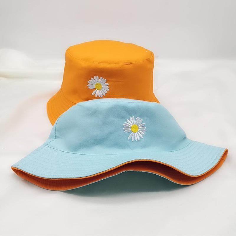 Wide Brim Hats Summer Daisy Embroidery Bucket Hat For Women Girls Foldable Sun Visor Cotton Caps Large Beach Panama 2021, 1pc pink-beige
Wide Brim Hats Summer Daisy Embroidery Bucket Hat For Women Girls Foldable Sun Visor Cotton Caps Large Beach Panama 2021, 1pc pink-beige