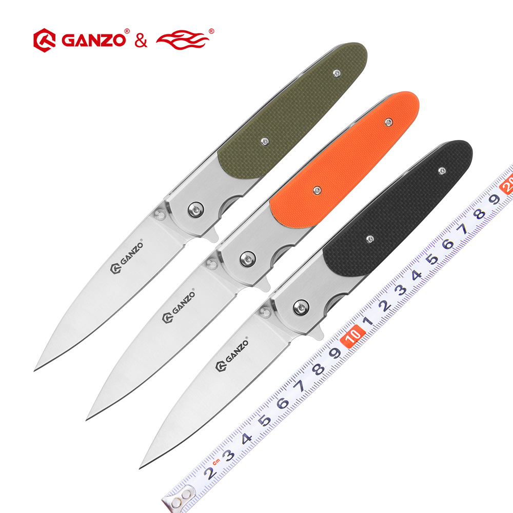 

Firebird Ganzo G743-1 58-60HRC 440C blade G10 handle folding knife outdoor tactical camping EDC tool Hunting Pocket Knife