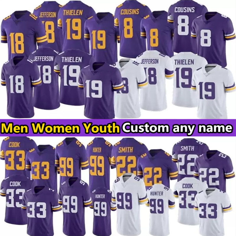 Men women youth football 18 Justin Jefferson 33 Dalvin Cook 19 Adam Thielen Kirk Cousins Harrison Smith Danielle Hunter stitched Jersey Wear, Black;red
Men women youth football 18 Justin Jefferson 33 Dalvin Cook 19 Adam Thielen Kirk Cousins Harrison Smith Danielle Hunter stitched Jersey Wear, Black;red