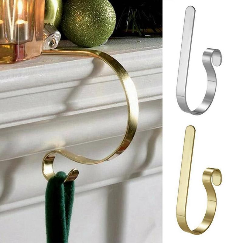 Christmas Decorations 1PC Fireplace Mantel Hanger Metal Hanging Clips Stocking Hooks For Home Tree Socks Holders
Christmas Decorations 1PC Fireplace Mantel Hanger Metal Hanging Clips Stocking Hooks For Home Tree Socks Holders