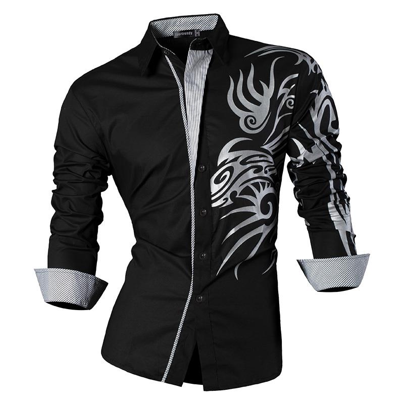Sportrendy Mens Shirt Dress Casual Long Sleeve Slim Fit Fashion Dragon Stylish JZS043 Black, Jzs042-black
Sportrendy Mens Shirt Dress Casual Long Sleeve Slim Fit Fashion Dragon Stylish JZS043 Black, Jzs042-black