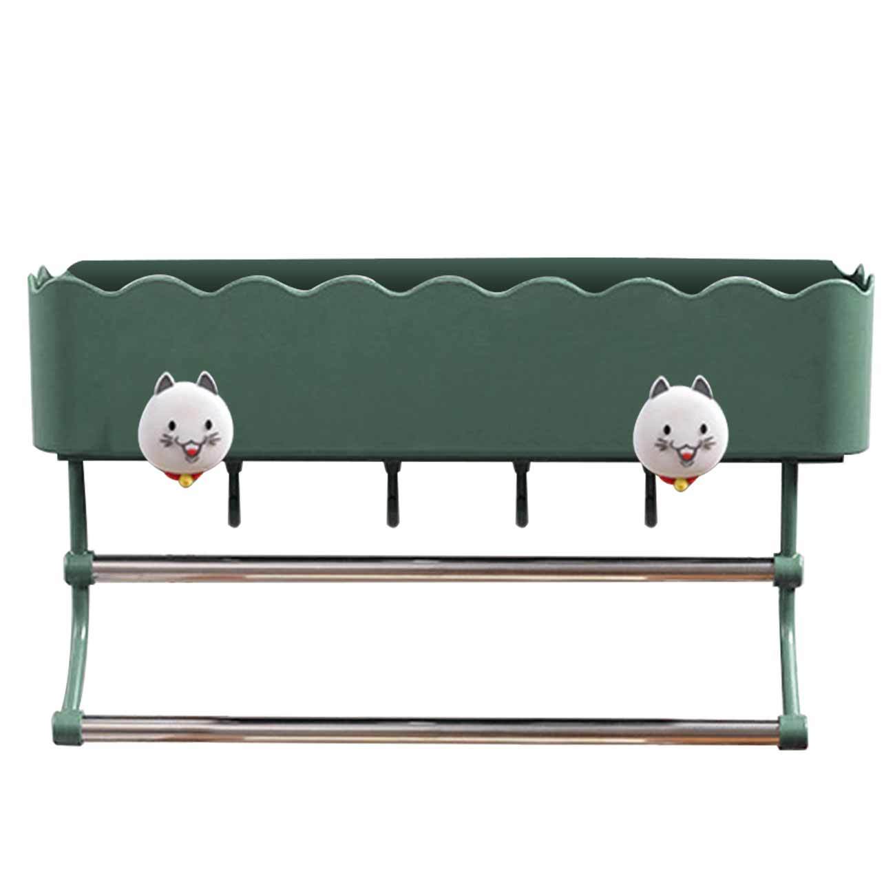 Storage Organization Basket for Kitchen and Bathroom Accessories, Rectangular Storage Box, Wall Hanging Shelf