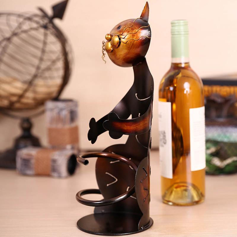 Tabletop Wine Racks Cat/lion/leopard Rack Holder Shelf Metal Practical Sculpture Stand Home Decoration Interior Crafts Christmas Gift
Tabletop Wine Racks Cat/lion/leopard Rack Holder Shelf Metal Practical Sculpture Stand Home Decoration Interior Crafts Christmas Gift