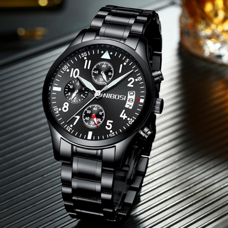 Analog Display Chronograph Date Men's Quartz Watch Waterproof Sports Men Watches Relogio Masculino Wristwatches, Slivery;brown
Analog Display Chronograph Date Men's Quartz Watch Waterproof Sports Men Watches Relogio Masculino Wristwatches, Slivery;brown