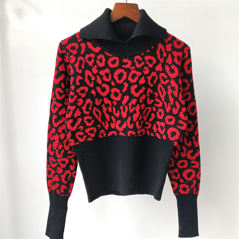 2021 autumn new ladies knitted pullover women luxury brand fashion letter embroidery cardigan female wool v-neck leopard top, Black
2021 autumn new ladies knitted pullover women luxury brand fashion letter embroidery cardigan female wool v-neck leopard top, Black