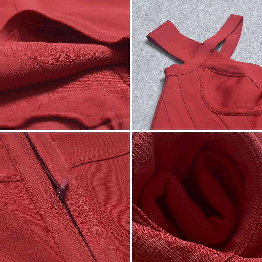 BEAUKEY Black Off Shoulder Sex Bandage Dress Women Red Spaghetti Club Party Dresses Maxi Runway Bodycon Vestido Celebrity 210409