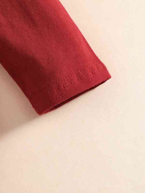 Baby Slogan Graphic Bodysuit & Mushroom Print Sweatpants With Headband SHE