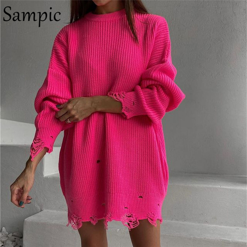 Sampic 2021 Y2K Women Knitted Green O Ne Pullover Long Sleeve Oversized Sweater Tops Casual Party Sexy Club Sweater Dresses 
Sampic 2021 Y2K Women Knitted Green O Ne Pullover Long Sleeve Oversized Sweater Tops Casual Party Sexy Club Sweater Dresses