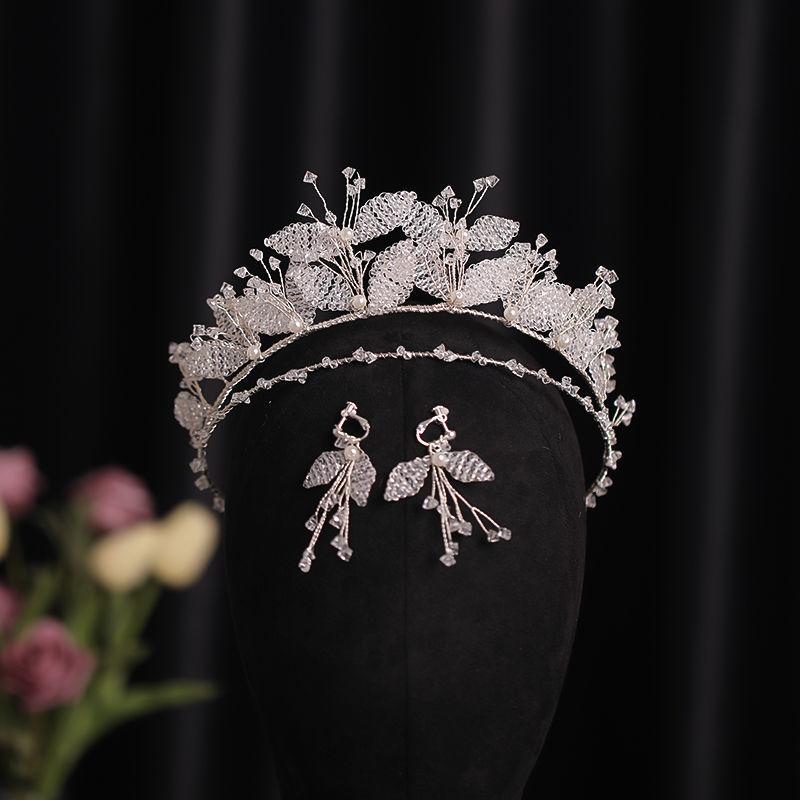 Earrings & Necklace Wedding Crown Jewelry Set Simulated Pearl Beaded Rhinestone Tiara And Crowns Headbands For Women Girls Hair Accessories, As pic
Earrings & Necklace Wedding Crown Jewelry Set Simulated Pearl Beaded Rhinestone Tiara And Crowns Headbands For Women Girls Hair Accessories, As pic
