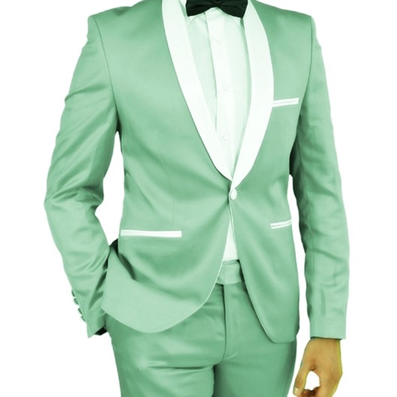 Men's Suits & Blazers Groomsmen Groom Tuxedos Aquamarine Arrival Shawl White Lapel Men Wedding Man Bridegroom 2 Pieces (Jacket + P, Same picture
Men's Suits & Blazers Groomsmen Groom Tuxedos Aquamarine Arrival Shawl White Lapel Men Wedding Man Bridegroom 2 Pieces (Jacket + P, Same picture