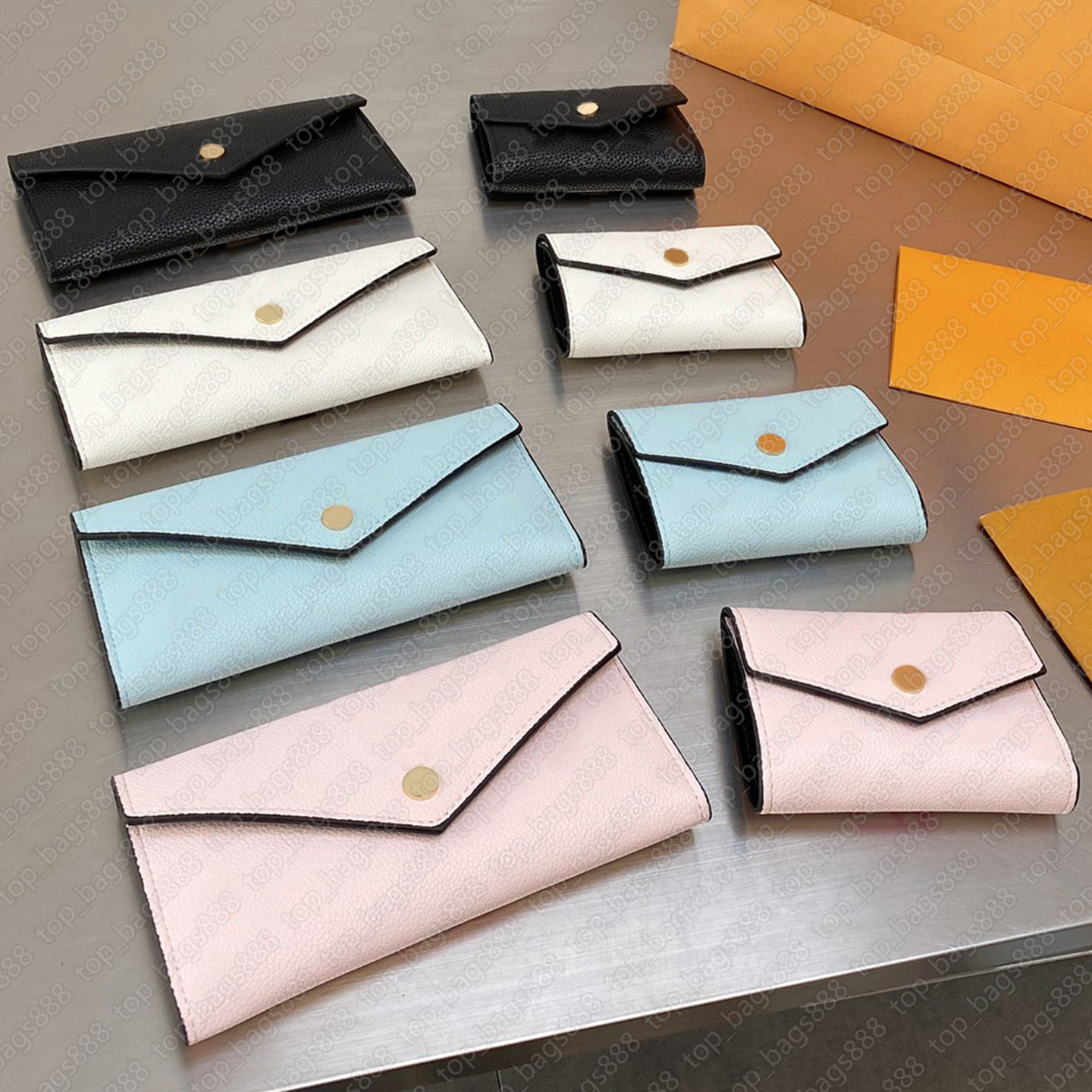 Women Luxurys Designers wallets 2021 gradient flowers letters logos embossed Luisvutton money clip coin purses credit card holder long short envelope wallet, Contact us
Women Luxurys Designers wallets 2021 gradient flowers letters logos embossed Luisvutton money clip coin purses credit card holder long short envelope wallet, Contact us