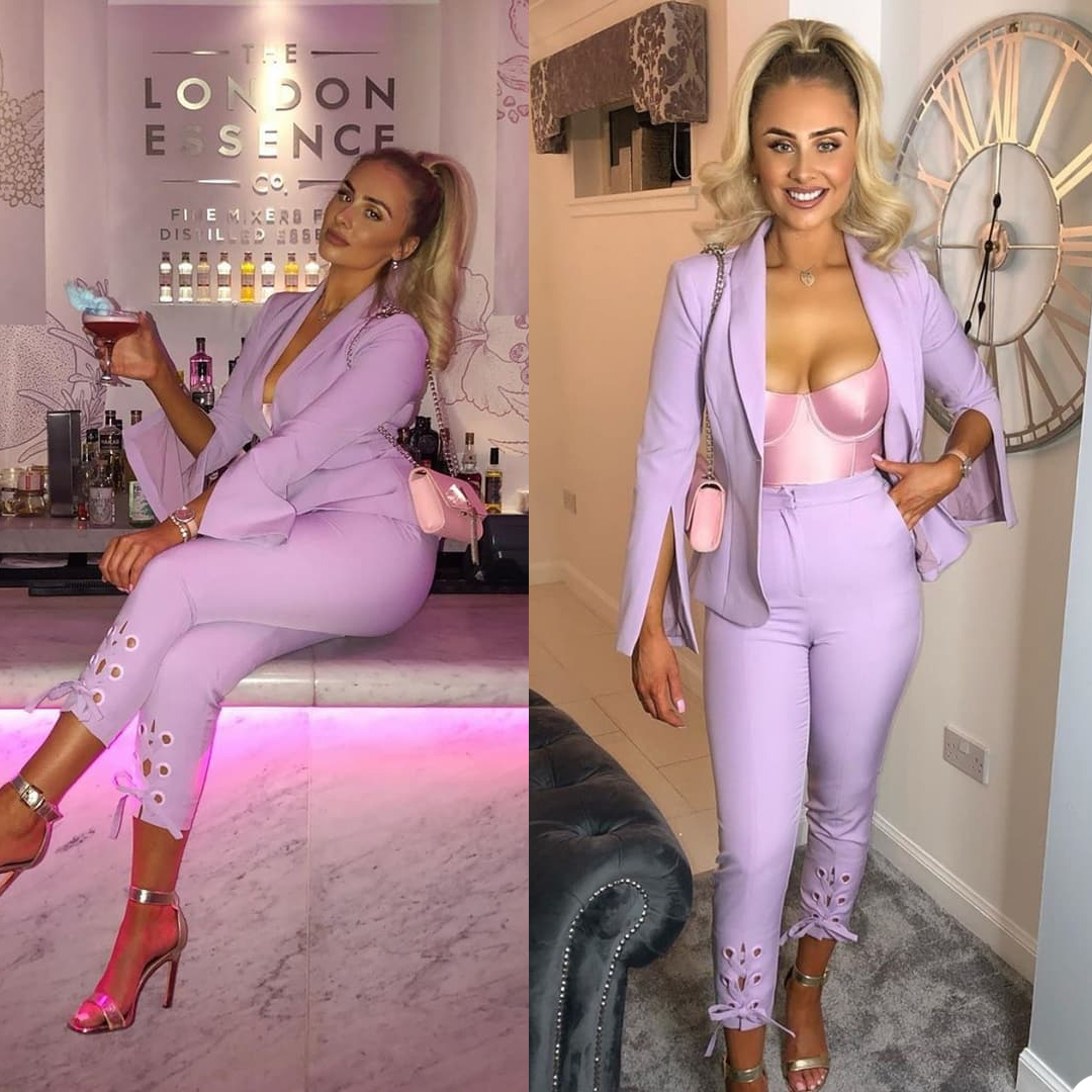 Fashion Purple Women Blazer Suits with Belt Sexy V Neck Formal Office Lady Pants Suit Prom Party Wedding (Jacket+Pants)
Fashion Purple Women Blazer Suits with Belt Sexy V Neck Formal Office Lady Pants Suit Prom Party Wedding (Jacket+Pants)