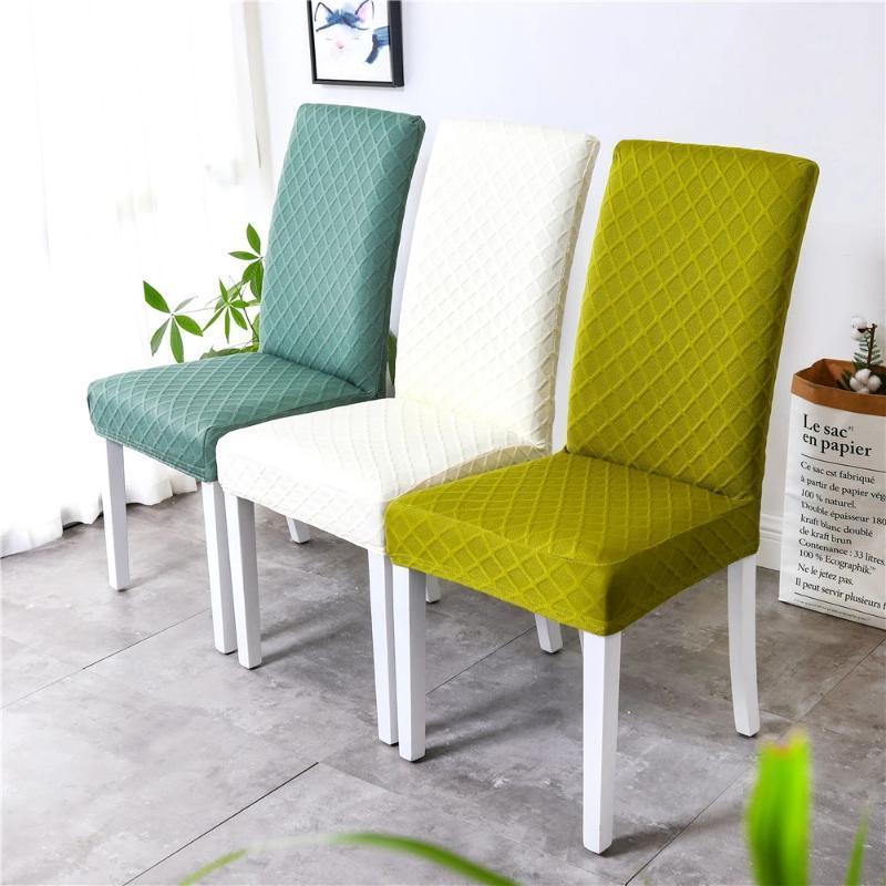 Chair Covers 2021 1/4/6 Pcs Jacquard Dining Cover Spandex Elastic Slipcover Case Stretch For Wedding El Banquet
Chair Covers 2021 1/4/6 Pcs Jacquard Dining Cover Spandex Elastic Slipcover Case Stretch For Wedding El Banquet