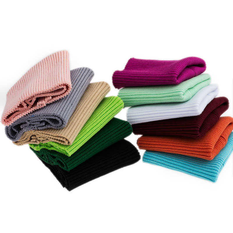 High Quality Stretchy Knit Rib Cuff PairTrim ClothingJacketCoat Cotton Stretchy Thick Cuffing 1 Pairs 354inch width 2107021908800