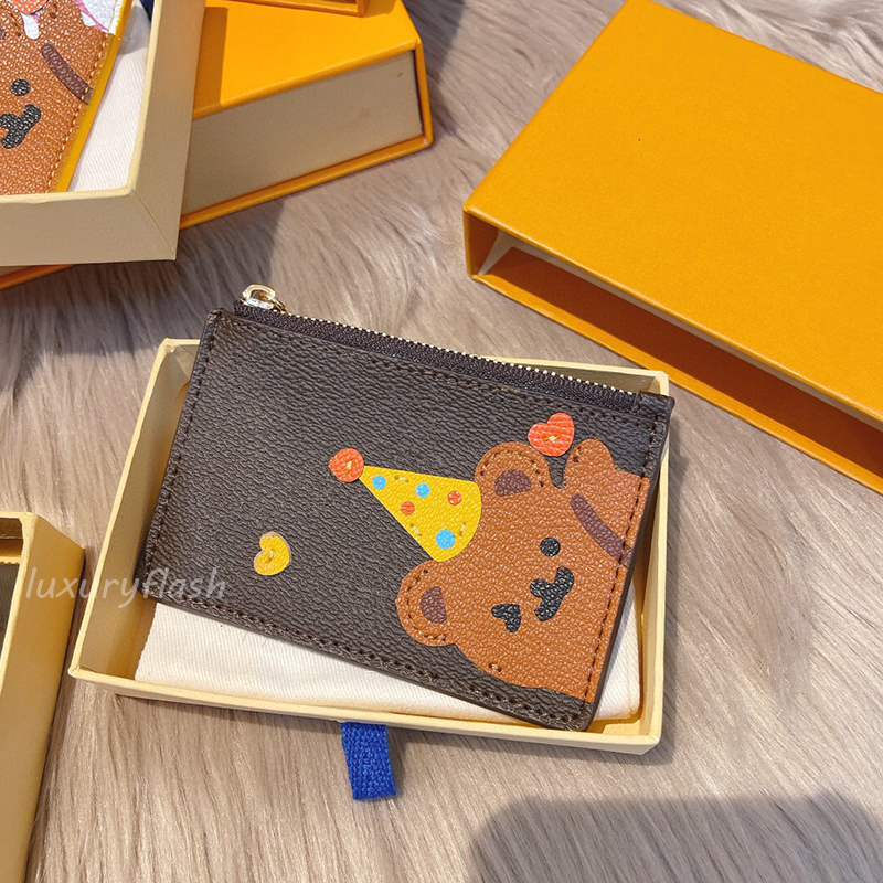 Latest Card Holder Designer Coin Purse Key Pouch Designers Womens Handbags Purses Fashion Cartoon Cute Wallet Luxurys Brand Animal Gift for Child, Brown rabbit
Latest Card Holder Designer Coin Purse Key Pouch Designers Womens Handbags Purses Fashion Cartoon Cute Wallet Luxurys Brand Animal Gift for Child, Brown rabbit